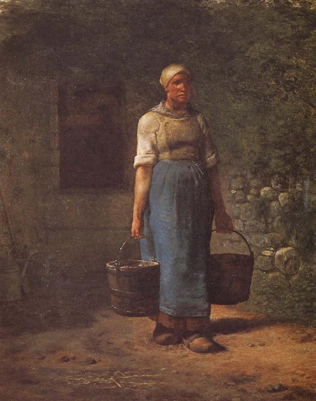 Jean Francois Millet Woman carry the water Germany oil painting art